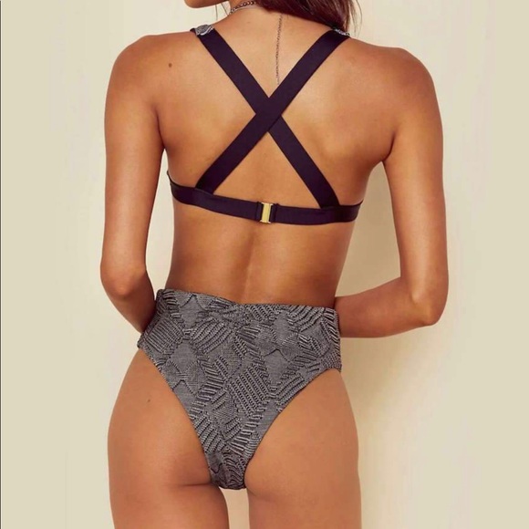 Blue Life Swim Zebra Swim Suit